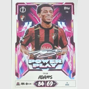 Topps Match Attax Champions League 2026/27 Nr. 114 – Tyler Adams – Power Play Signature Style