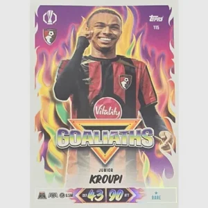 Topps Match Attax Champions League 2026/27 Nr. 115 – Junior Kroupi – Goaliaths