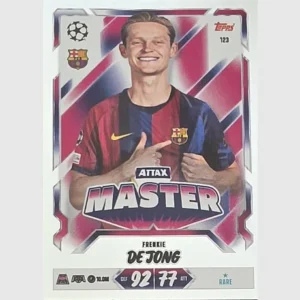 Topps Match Attax Champions League 2026/27 Nr. 123 – Frenkie de Jong – Attax Master