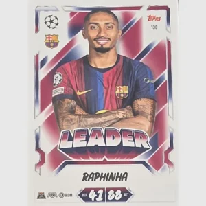 Topps Match Attax Champions League 2026/27 Nr. 130 – Raphinha – Leader