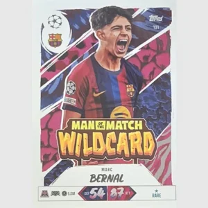 Topps Match Attax Champions League 2026/27 Nr. 131 – Marc Bernal – Man of the Match Wildcard