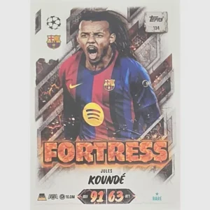 Topps Match Attax Champions League 2026/27 Nr. 134 – Jules Koundé – Fortress