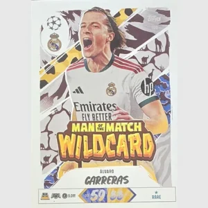 Topps Match Attax Champions League 2026/27 Nr. 149 – Álvaro Carreras – Man of the Match Wildcard