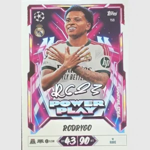 Topps Match Attax Champions League 2026/27 Nr. 150 – Rodrygo – Power Play Signature Style