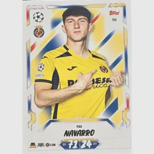 Topps Match Attax Champions League 2026/27 Nr. 155 – Pau Navarro