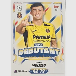 Topps Match Attax Champions League 2026/27 Nr. 161 – Alberto Moleiro – Attax Debutant