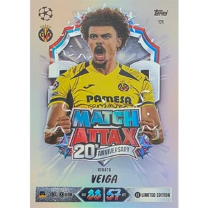 Topps Match Attax Champions League 2026/27 Nr. 171 – Renato Veiga – 20th Anniversary Limited Edition