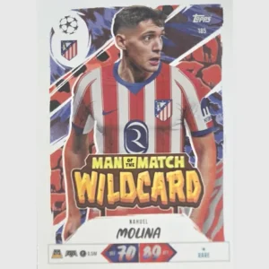 Topps Match Attax Champions League 2026/27 Nr. 185 – Nahuel Molina – Man of the Match Wildcard