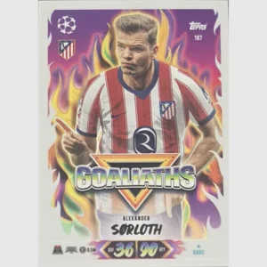 Topps Match Attax Champions League 2026/27 Nr. 187 – Alexander Sørloth – Goaliaths