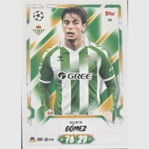Topps Match Attax Champions League 2026/27 Nr. 191 – Valentín Gómez