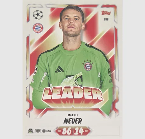 Topps Match Attax 2026/27 Leaders – Manuel Neuer