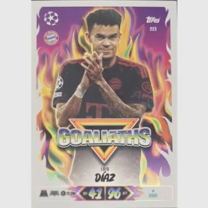 Topps Match Attax Champions League 2026/27 Nr. 223 – Luis Díaz – Goaliaths