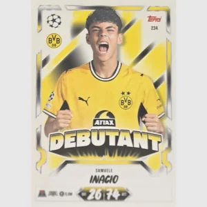 Topps Match Attax Champions League 2026/27 Nr. 234 – Samuele Inácio – Attax Debutant