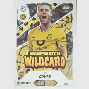 Topps Match Attax Champions League 2026/27 Nr. 239 – Yan Couto – Man of the Match Wildcard