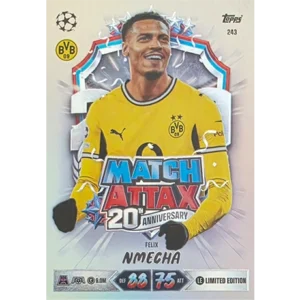 Topps Match Attax Champions League 2026/27 Nr. 243 – Felix Nmecha – 20th Anniversary Limited Edition
