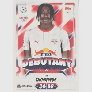 Topps Match Attax Champions League 2026/27 Nr. 253 – Yan Diomande – Attax Debutant