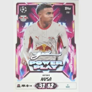 Topps Match Attax Champions League 2026/27 Nr. 258 – Antonio Nusa – Power Play Signature Style