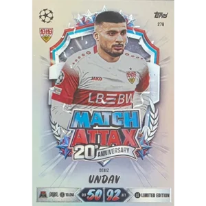 Topps Match Attax Champions League 2026/27 Nr. 279 – Deniz Undav – 20th Anniversary Limited Edition