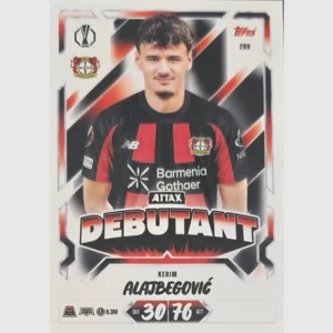Topps Match Attax Champions League 2026/27 Nr. 289 – Kerim Alajbegović – Attax Debutant