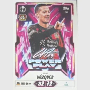 Topps Match Attax Champions League 2026/27 Nr. 294 – Lucas Vázquez – Power Play Signature Style