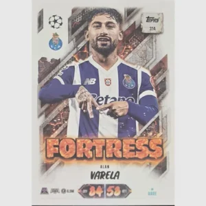 Topps Match Attax Champions League 2026/27 Nr. 314 – Alan Varela – Fortress