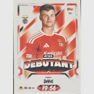 Topps Match Attax Champions League 2026/27 Nr. 319 – Samuel Dahl – Attax Debutant