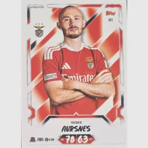 Topps Match Attax Champions League 2026/27 Nr. 321 – Fredrik Aursnes
