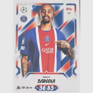 Topps Match Attax Champions League 2026/27 Nr. 343 – Bradley Barcola
