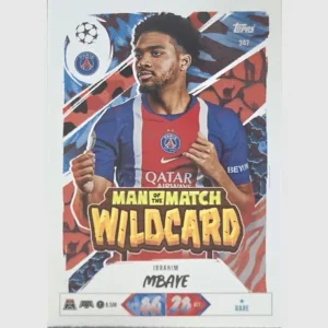Topps Match Attax Champions League 2026/27 Nr. 347 – Ibrahim Mbaye – Man of the Match Wildcard
