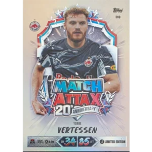 Topps Match Attax Champions League 2026/27 Nr. 369 – Yorbe Vertessen – 20th Anniversary Limited Edition