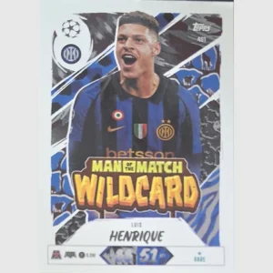 Topps Match Attax Champions League 2026/27 Nr. 401 – Luis Henrique – Man of the Match Wildcard