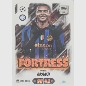 Topps Match Attax Champions League 2026/27 Nr. 404 – Manuel Akanji – Fortress