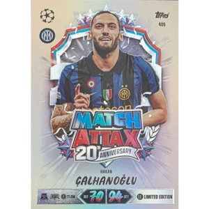 Topps Match Attax Champions League 2026/27 Nr. 405 – Hakan Çalhanoğlu – 20th Anniversary Limited Edition