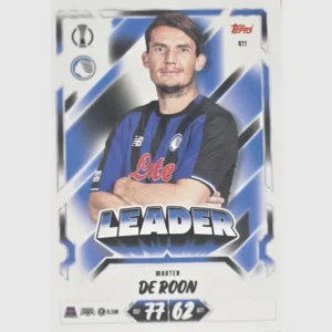 Topps Match Attax Champions League 2026/27 Nr. 411 – Marten de Roon – Leader