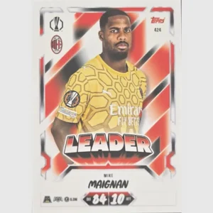 Topps Match Attax Champions League 2026/27 Nr. 424 – Mike Maignan – Leader