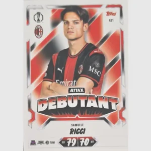 Topps Match Attax Champions League 2026/27 Nr. 431 – Samuele Ricci – Attax Debutant