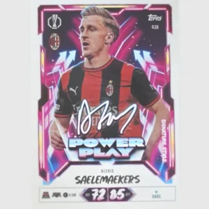 Topps Match Attax Champions League 2026/27 Nr. 438 – Alexis Saelemaekers – Power Play Signature Style
