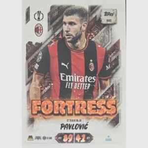 Topps Match Attax Champions League 2026/27 Nr. 440 – Strahinja Pavlović – Fortress
