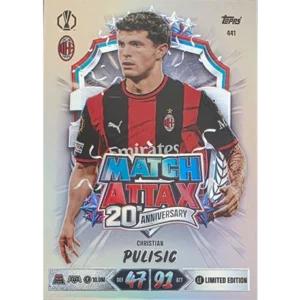 Topps Match Attax Champions League 2026/27 Nr. 441 – Christian Pulisic – 20th Anniversary Limited Edition