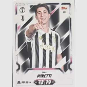 Topps Match Attax Champions League 2026/27 Nr. 451 – Fabio Miretti