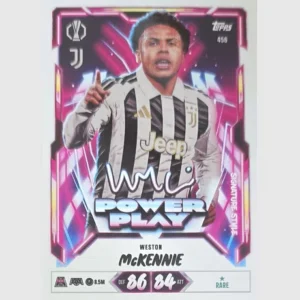 Topps Match Attax Champions League 2026/27 Nr. 456 – Weston McKennie – Power Play Signature Style