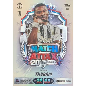 Topps Match Attax Champions League 2026/27 Nr. 459 – Khephren Thuram – 20th Anniversary Limited Edition