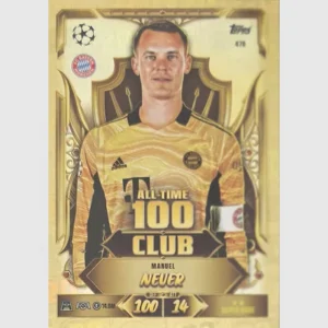 Topps Match Attax Champions League 2026/27 Nr. 478 – Manuel Neuer – All-Time 100 Club