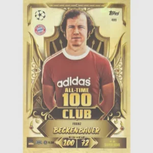 Topps Match Attax Champions League 2026/27 Nr. 480 – Franz Beckenbauer – All-Time 100 Club