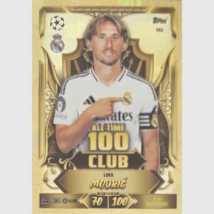 Topps Match Attax Champions League 2026/27 Nr. 482 – Luka Modrić – All-Time 100 Club