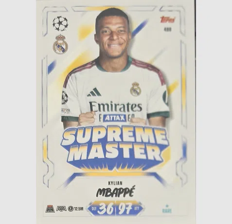 Topps Match Attax 2026/27 Rainbow Foil – Kylian Mbappé