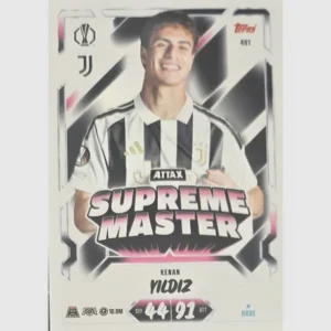 Topps Match Attax Champions League 2026/27 Nr. 491 – Kenan Yıldız – Attax Supreme Master