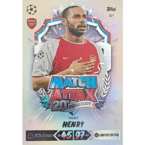 Topps Match Attax Champions League 2026/27 LE1 – Thierry Henry – 20th Anniversary Limited Edition