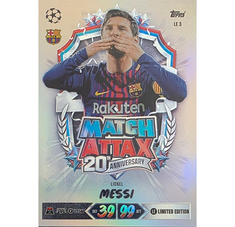 Topps Match Attax Champions League 2026/27 Lionel Messi LE3 Limited Edition Einzelkarte