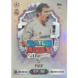 Topps Match Attax Champions League 2026/27 LE4 – Luís Figo – 20th Anniversary Limited Edition